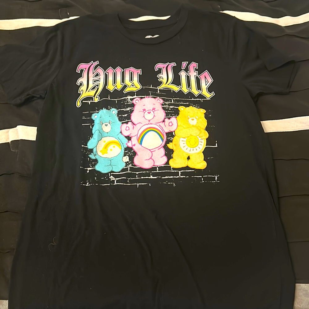 CARE BEARS BLACK TEE